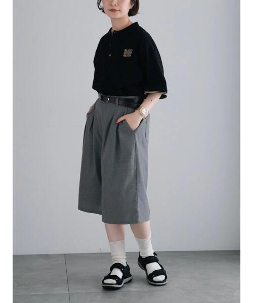 SM2（エスエムツー）の「ワンポイント刺繍ポロシャツ（Tシャツ/カットソー・レディース・レッド/クリーム/ブラック・F）」の19枚目の写真