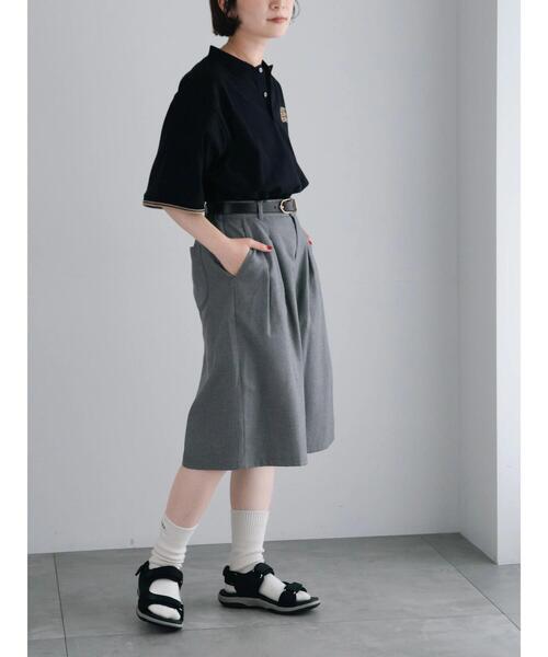 SM2（エスエムツー）の「ワンポイント刺繍ポロシャツ（Tシャツ/カットソー・レディース・レッド/クリーム/ブラック・F）」の20枚目の写真