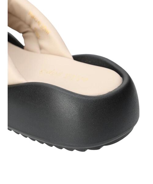 ehka sopo(エヘカソポ)の「クロスボリュームサンダル(サンダル・レディース・オフホワイト/ブラック/ベージュ・M/L)」の19枚目の写真