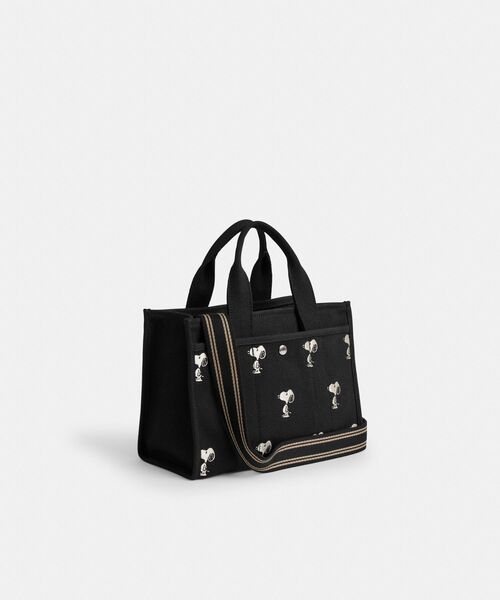 【 COACH X PEANUTS 】 トート バッグ スヌーピー プリント COACH X PEANUTS】カーゴ トート バッグ 26・スヌーピー