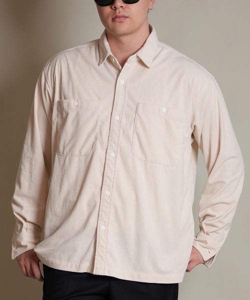 【希少】神戸ローレル長袖コーデュロイシャツ♡可愛い手編みセーターのモチーフ♡レア セール】【ムラサキスポーツ限定】DEAR LAUREL/ディアローレル