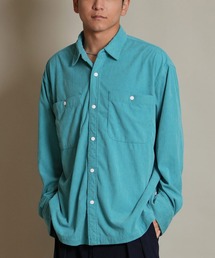 【ムラサキスポーツ限定】DEAR LAUREL/ディアローレル 長袖 シャツ コーデュロイ 無地 シンプル CORDUROY SHIRT D25F-2602