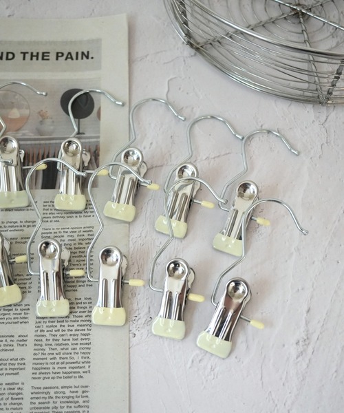 Port(ポート)の「【 Port / ポート 】 10個セット ハンギング クリップ(収納グッズ・レディース・アイボリー/ブラック/ブルー/ピンク・FREE)」の13枚目の写真