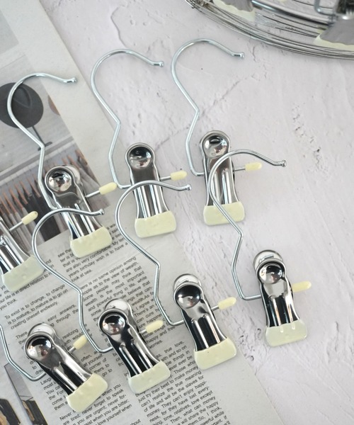 Port(ポート)の「【 Port / ポート 】 10個セット ハンギング クリップ(収納グッズ・レディース・アイボリー/ブラック/ブルー/ピンク・FREE)」の12枚目の写真