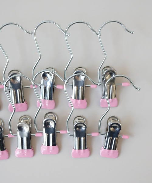 Port(ポート)の「【 Port / ポート 】 10個セット ハンギング クリップ(収納グッズ・レディース・アイボリー/ブラック/ブルー/ピンク・FREE)」の19枚目の写真