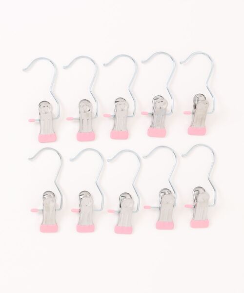 Port(ポート)の「【 Port / ポート 】 10個セット ハンギング クリップ(収納グッズ・レディース・アイボリー/ブラック/ブルー/ピンク・FREE)」の20枚目の写真