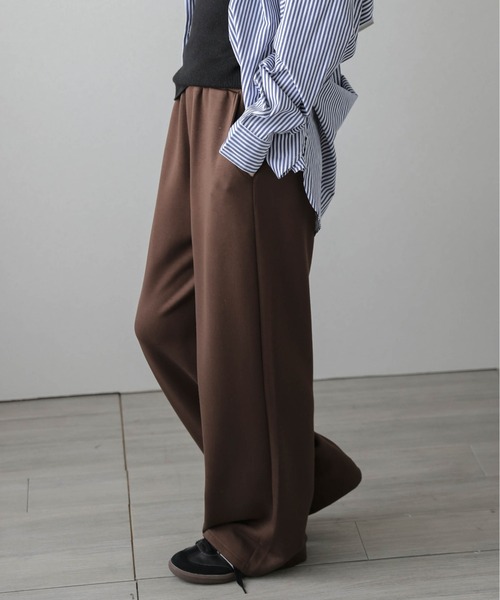 La-gemme(ラジェム)の「ポンチストレートパンツ(その他パンツ・レディース・チャコール/ベージュ/ブラック/グレー/ブラウン/サンドベージュ/カーキ・C/F/MT)」の16枚目の写真