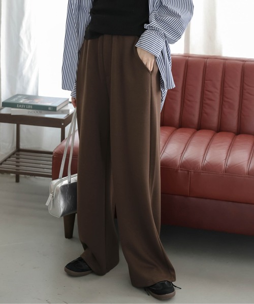 La-gemme(ラジェム)の「ポンチストレートパンツ(その他パンツ・レディース・チャコール/ベージュ/ブラック/グレー/ブラウン/サンドベージュ/カーキ・C/F/MT)」の18枚目の写真