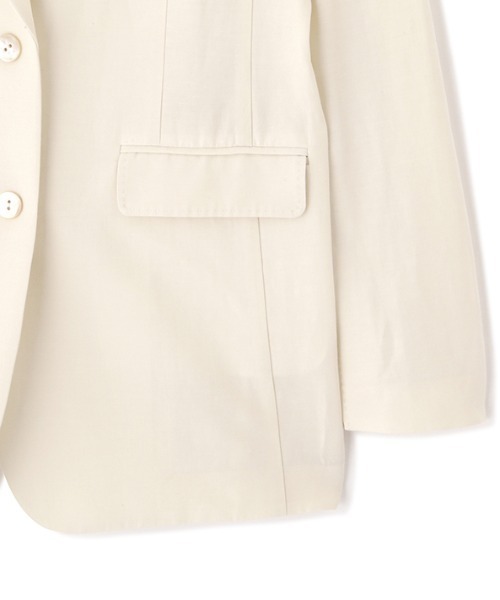 ETRE TOKYO(エトレトウキョウ)の「SANTEトリアセリネンエアリージャケット(テーラードジャケット・レディース・ネイビー/アイボリー/ブラック・S/M)」の22枚目の写真