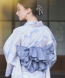 浴衣♡Maison de FLEUR Maison de FLEUR Petite Robe canone白桃浴衣 Maison de FLEUR Petite