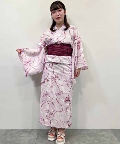 メゾンドフルール リボン 浴衣 Maison de FLEUR リボン浴衣（浴衣）｜Maison de FLEUR（メゾンドフルール）の