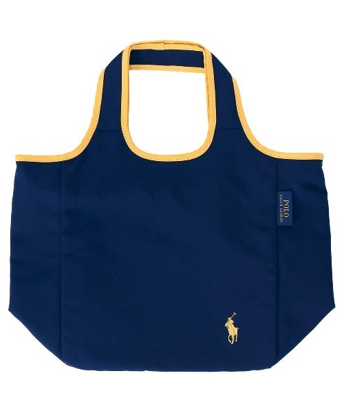 POLO RALPH LAUREN(ポロ ラルフ ローレン)の「保冷・保温バッグ(トートバッグ・レディース・ネイビー/ブラック・FREE)」の1枚目の写真