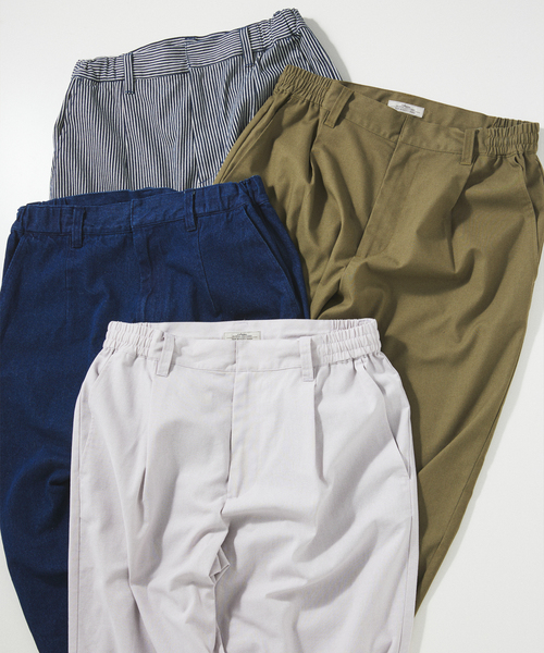 JOURNAL STANDARD relume（ジャーナルスタンダード　レリューム）の「10オンス デニム＆ヒッコリー ”レイジー” ペインターパンツ（デニムパンツ・メンズ・ネイビー/コバルトブルー/ブラック系その他/ベージュ・SMALL/MEDIUM/LARGE）」の6枚目の写真