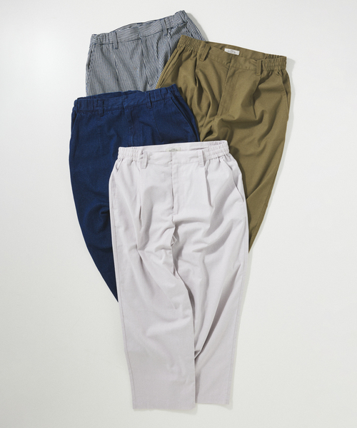 JOURNAL STANDARD relume（ジャーナルスタンダード　レリューム）の「10オンス デニム＆ヒッコリー ”レイジー” ペインターパンツ（デニムパンツ・メンズ・ネイビー/コバルトブルー/ブラック系その他/ベージュ・SMALL/MEDIUM/LARGE）」の7枚目の写真