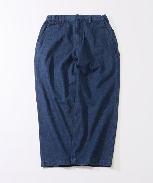 JOURNAL STANDARD relume（ジャーナルスタンダード　レリューム）の「10オンス デニム＆ヒッコリー ”レイジー” ペインターパンツ（デニムパンツ・メンズ・ネイビー/コバルトブルー/ブラック系その他/ベージュ・SMALL/MEDIUM/LARGE）」の8枚目の写真