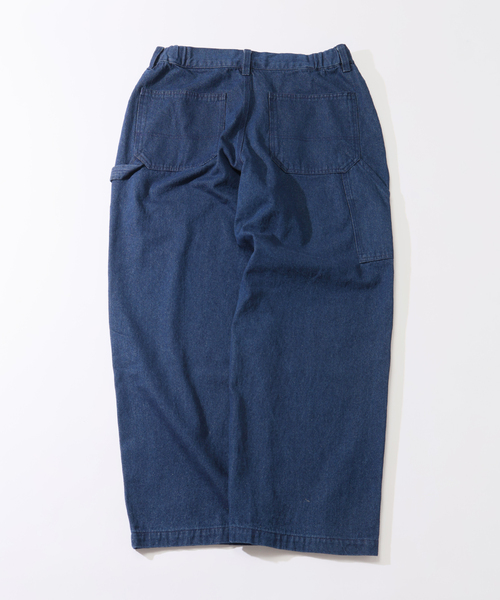 JOURNAL STANDARD relume（ジャーナルスタンダード　レリューム）の「10オンス デニム＆ヒッコリー ”レイジー” ペインターパンツ（デニムパンツ・メンズ・ネイビー/コバルトブルー/ブラック系その他/ベージュ・SMALL/MEDIUM/LARGE）」の9枚目の写真