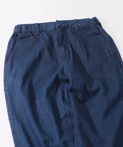 JOURNAL STANDARD relume（ジャーナルスタンダード　レリューム）の「10オンス デニム＆ヒッコリー ”レイジー” ペインターパンツ（デニムパンツ・メンズ・ネイビー/コバルトブルー/ブラック系その他/ベージュ・SMALL/MEDIUM/LARGE）」の10枚目の写真