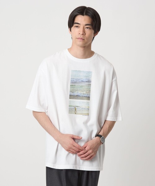 green label relaxing(グリーンレーベルリラクシング)の「【別注】<BETTERDAYS STADIUM>GLR ハワイ フォト Tシャツ(Tシャツ/カットソー・メンズ・ブラック/その他3/その他1/その他2・S/M/L/XL)」の4枚目の写真