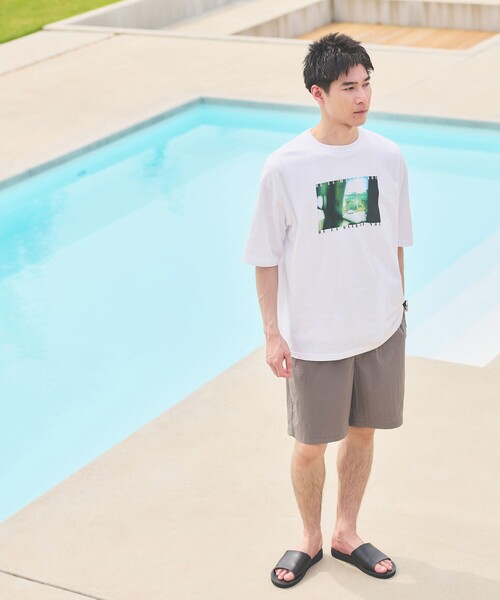 green label relaxing(グリーンレーベルリラクシング)の「【別注】<BETTERDAYS STADIUM>GLR ハワイ フォト Tシャツ(Tシャツ/カットソー・メンズ・ブラック/その他3/その他1/その他2・S/M/L/XL)」の5枚目の写真