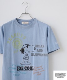 PEAUTS ピグメントプリントTシャツ
