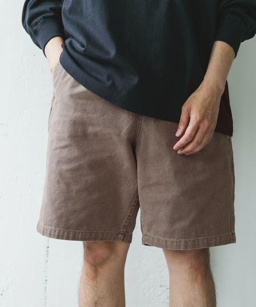 URBAN RESEARCH DOORS(アーバンリサーチドアーズ)の「ガーメントダイダックワイドショーツ(その他パンツ・メンズ・ブラック/ブラウン・MEDIUM/LARGE)」の13枚目の写真