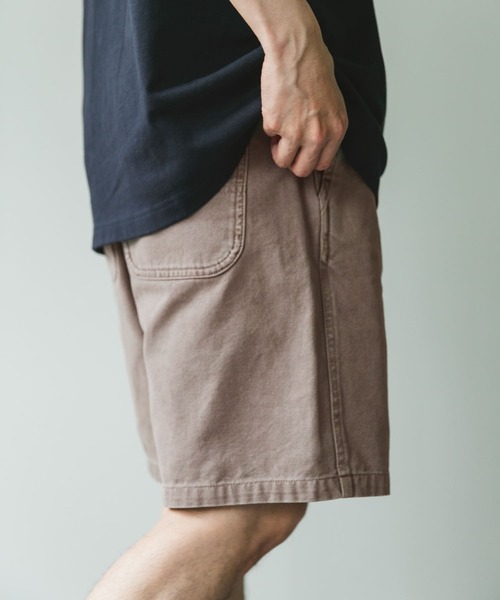 URBAN RESEARCH DOORS(アーバンリサーチドアーズ)の「ガーメントダイダックワイドショーツ(その他パンツ・メンズ・ブラック/ブラウン・MEDIUM/LARGE)」の14枚目の写真