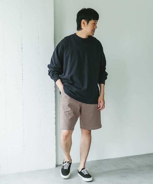 URBAN RESEARCH DOORS(アーバンリサーチドアーズ)の「ガーメントダイダックワイドショーツ(その他パンツ・メンズ・ブラック/ブラウン・MEDIUM/LARGE)」の15枚目の写真