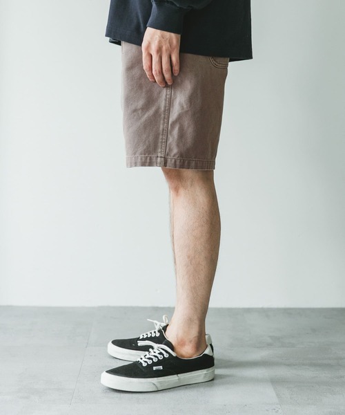 URBAN RESEARCH DOORS(アーバンリサーチドアーズ)の「ガーメントダイダックワイドショーツ(その他パンツ・メンズ・ブラック/ブラウン・MEDIUM/LARGE)」の18枚目の写真