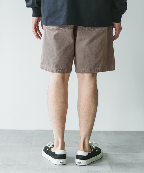 URBAN RESEARCH DOORS(アーバンリサーチドアーズ)の「ガーメントダイダックワイドショーツ(その他パンツ・メンズ・ブラック/ブラウン・MEDIUM/LARGE)」の19枚目の写真