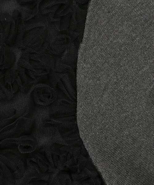 le.coeur blanc（ルクールブラン）の「《手洗い可能》チュール刺繍Vネックカーディガン（カーディガン/ボレロ・レディース・ブラック/ピンクベージュ/アイボリー/グレー/ブラウン/ベージュ・38）」の19枚目の写真