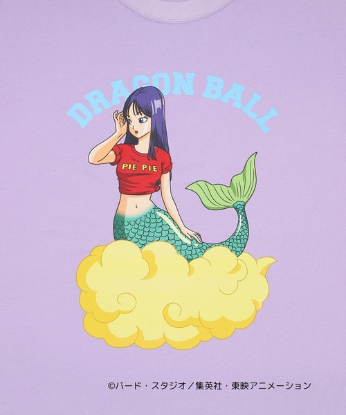 TMT（ティーエムティー）の「【TMT×ドラゴンボール】  コットンTシャツ（人魚）（Tシャツ/カットソー・メンズ・パープル/ホワイト・XX-LARGE/X-LARGE/LARGE/MEDIUM）」の4枚目の写真