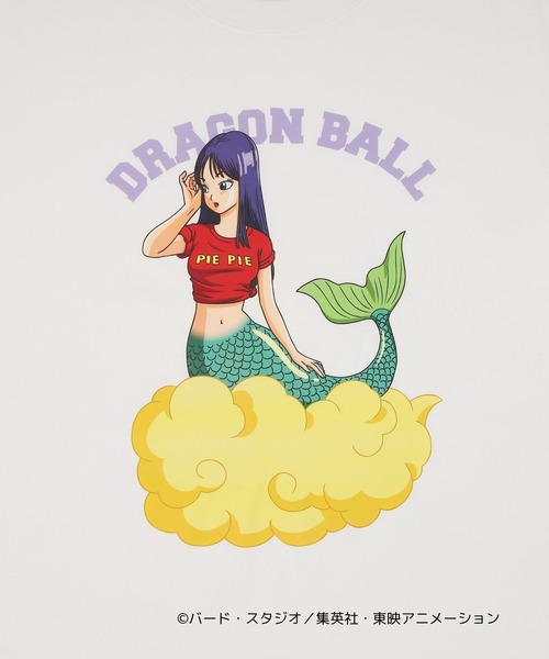 TMT（ティーエムティー）の「【TMT×ドラゴンボール】  コットンTシャツ（人魚）（Tシャツ/カットソー・メンズ・パープル/ホワイト・XX-LARGE/X-LARGE/LARGE/MEDIUM）」の7枚目の写真