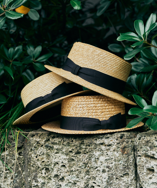 417 EDIFICE（フォーワンセブンエディフィス）の「田中帽子店 417別注 カンカン帽（ハット・メンズ・アイボリー・MEDIUM/LARGE）」の7枚目の写真