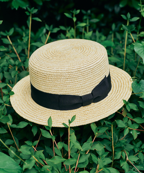 417 EDIFICE（フォーワンセブンエディフィス）の「田中帽子店 417別注 カンカン帽（ハット・メンズ・アイボリー・MEDIUM/LARGE）」の6枚目の写真