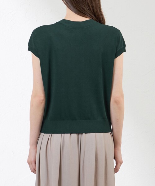 amaca(アマカ)の「リボンニット(ニット/セーター・レディース・ダークネイビー/グリーン系その他・38)」の9枚目の写真