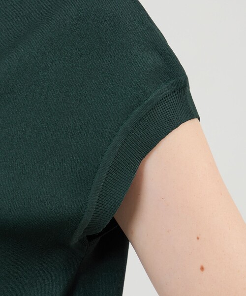 amaca(アマカ)の「リボンニット(ニット/セーター・レディース・ダークネイビー/グリーン系その他・38)」の3枚目の写真