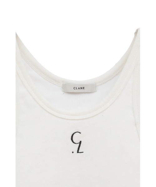 LOGO SLIM TANK TOPS（タンクトップ）｜CLANE（クラネ）の