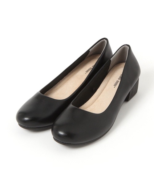 FOUND GOOD（ファウンドグッド）の「ローヒールパンプス（パンプス・レディース・ブラック/ベージュ・S/M/L/XL）」の4枚目の写真