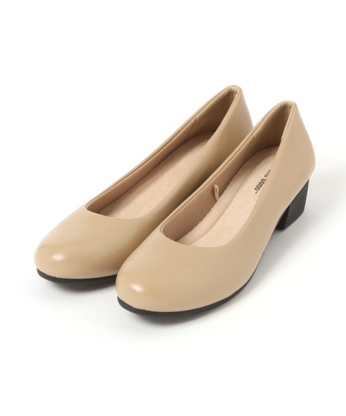 FOUND GOOD（ファウンドグッド）の「ローヒールパンプス（パンプス・レディース・ブラック/ベージュ・S/M/L/XL）」の3枚目の写真