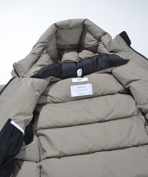 SUPERTHANKS(スーパーサンクス)の「ダウンジャケットコートAOAP Collaboration Down Jacket(ダウンジャケット/コート・メンズ・ブラック/カーキ・S/M/L)」の13枚目の写真
