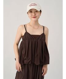 ナイロンバルーンビスチェ