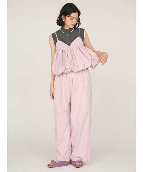 emmi(エミ)の「ナイロンバルーンビスチェ(その他トップス・レディース・ブラウン/ピンク・F)」の9枚目の写真