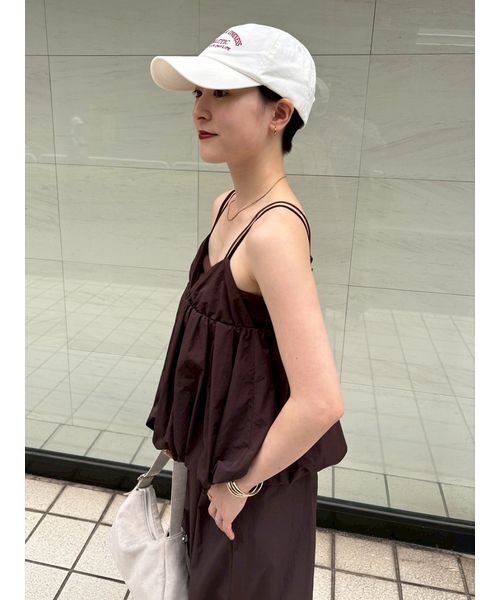 emmi(エミ)の「ナイロンバルーンビスチェ(その他トップス・レディース・ブラウン/ピンク・F)」の18枚目の写真