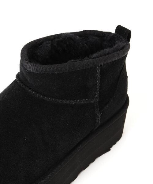 UGG(アグ)の「UGG/アグ/Classic Ultra Mini Platform/1135092(ブーツ・レディース・ブラック/ベージュ・7/8/6)」の8枚目の写真