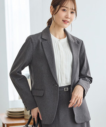 Honeys | 【ストレッチ・マシンウォッシャブル・イージーケア】１つ釦テーラードジャケット(テーラードジャケット)