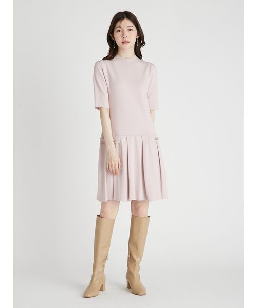 CELFORD（セルフォード）の「プリーツニットワンピース（ワンピース・レディース・ブラック/チェック/ライトピンク・38/36）」の13枚目の写真