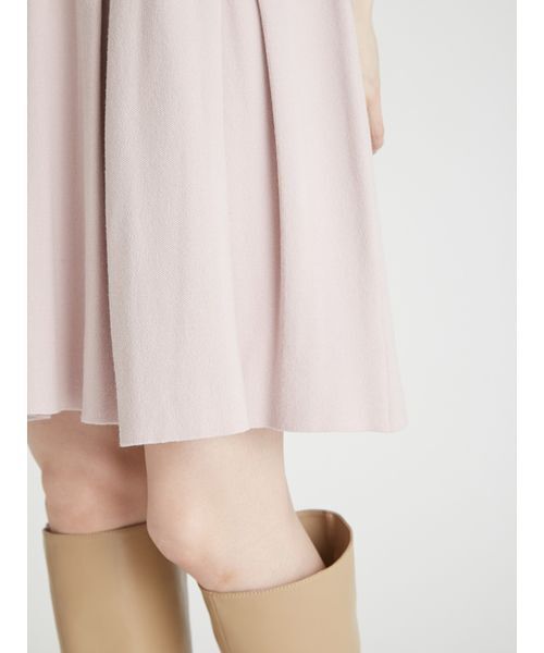 CELFORD（セルフォード）の「プリーツニットワンピース（ワンピース・レディース・ブラック/チェック/ライトピンク・38/36）」の4枚目の写真