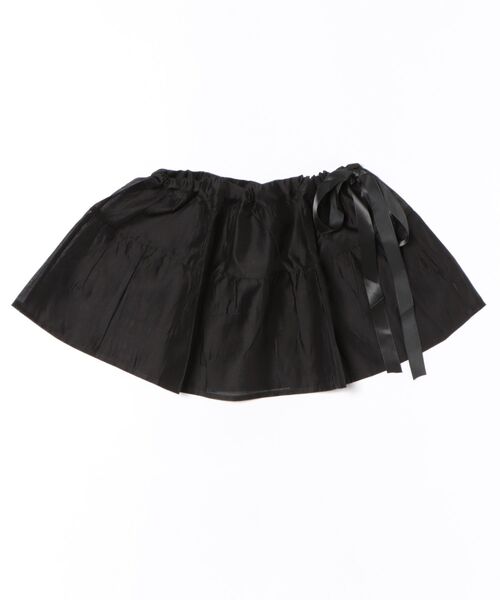 THE HITSS(ヒッツ)の「フリル リボン シフォン レイヤード ラップスカート(スカート・レディース・ホワイト/ブラック・FREE)」の20枚目の写真
