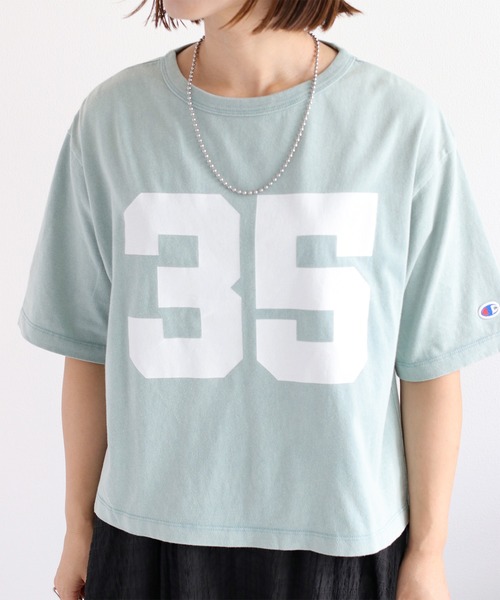 Champion(チャンピオン)の「【Champion】SHORT SLEEVE TEE(Tシャツ/カットソー・レディース・オレンジ/ミント/パープル・M)」の14枚目の写真