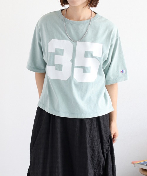 Champion(チャンピオン)の「【Champion】SHORT SLEEVE TEE(Tシャツ/カットソー・レディース・オレンジ/ミント/パープル・M)」の22枚目の写真
